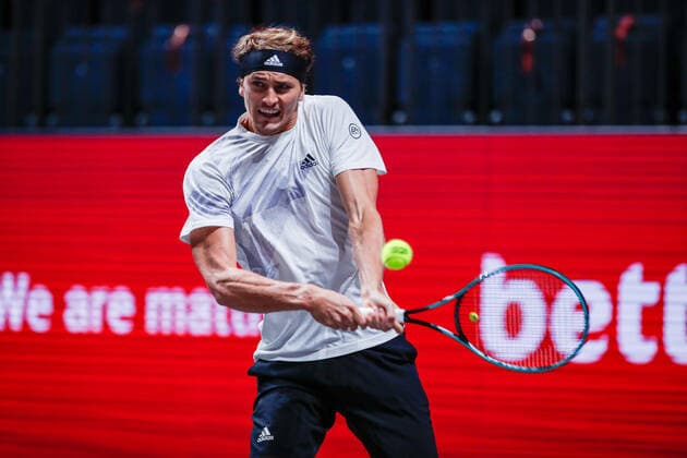 ZVEREV, Alexander GER ATP Ranking No 7, placed at No 1 remain empty at the bett1HULKS Indoors ATP 250 on 18 10 2020 in Cologne LANXESS arena , Germany