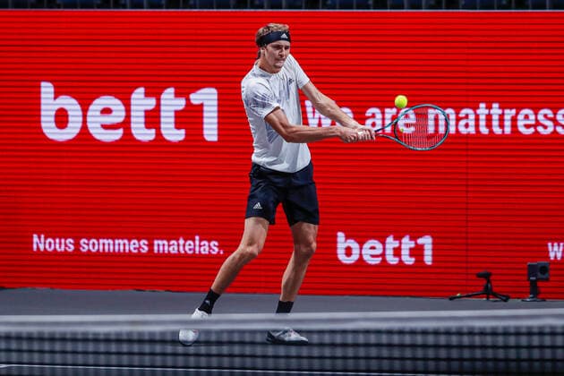 ZVEREV, Alexander GER ATP Ranking No 7, placed at No 1 remain empty at the bett1HULKS Indoors ATP 250 on 18 10 2020 in Cologne LANXESS arena , Germany