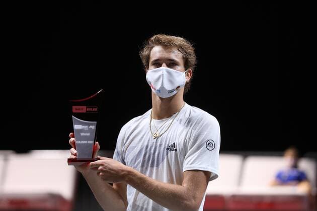 ATP 250 Final Cologne Germany 18 10 2020 Award ceremony winner Alexander Zverev