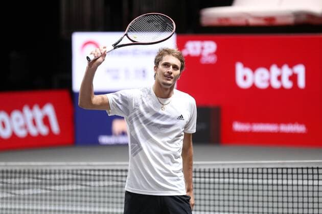 ATP 250 Final Cologne Germany 18 10 2020 Award ceremony winner Alexander Zverev