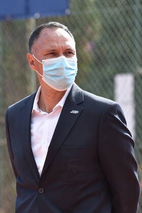Photo Alessandro Tocco LaPresse October 18, 2020 Santa Margherita di Pula, Cagliari (Italy) Tennis Tennis, Forte Village Sardegna Open In the pic:Mohamed Lahyani Arbitro Incontro  Copyright: xToccoxAlessandro LaPressex