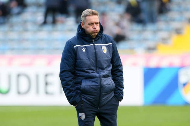 Jena, 18 10 2020, Ernst Abbe Sportfeld, football, men, Regionalliga Nordost, 10 matchday, FC Carl Zeiss Jena Chemnitzer FC 2 1 0 1 , In the picture trainer Dirk Kunert Jena ,