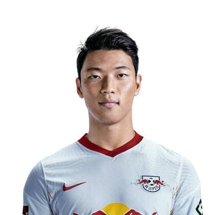 Attention Editorial use free of charge Attention Free of charge for editorial use Hwang Hee-chan RB Leipzig