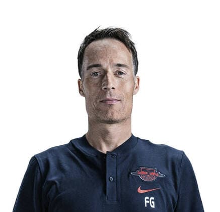 Attention Editorial use free of charge Attention Free of charge for editorial use Frederik Gößling - goalkeeper trainer RB Leipzig