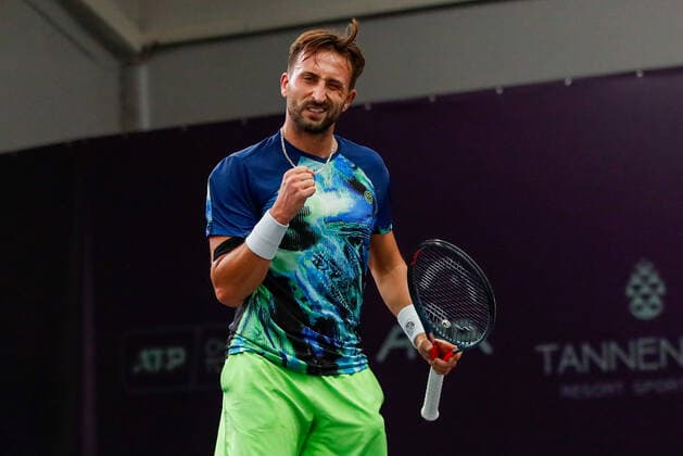NETUSCHIL, Marvin GER Ranking PRO 558 at the FUTURE NORD ITF World Tennis Tour M25 on 19 10 2020 in Hamburg Verbandshalle Hamburg , Germany