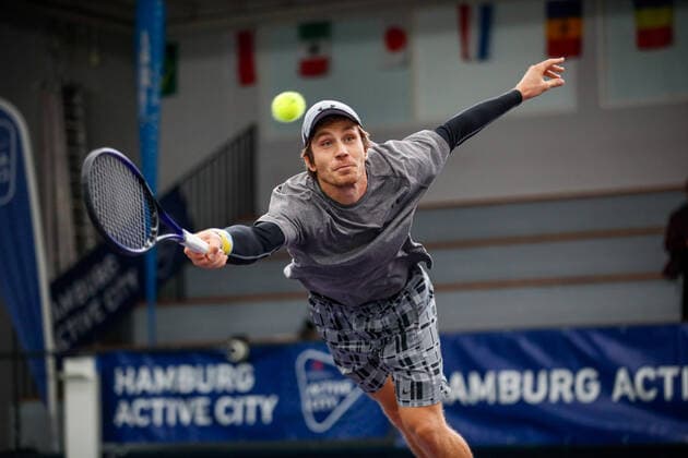 SABANIN, Yan RUS Ranking PRO 906 at the FUTURE NORD ITF World Tennis Tour M25 on 19 10 2020 in Hamburg Verbandshalle Hamburg , Germany