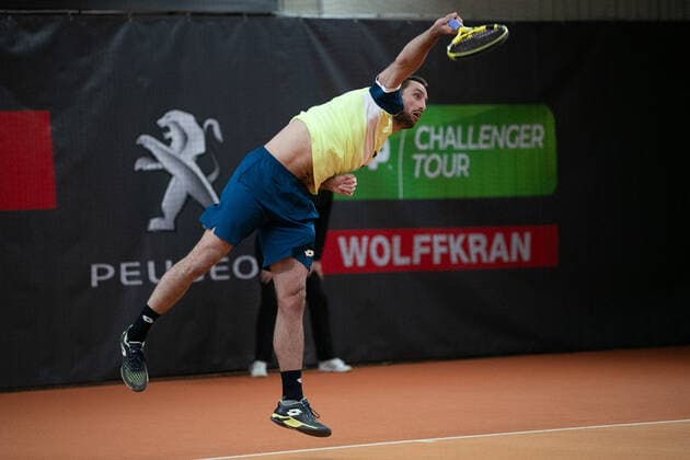 Viktor Troicki Tennis Wolffkran Open ATP Challenger TC Ismaning Ismaning Bavaria Germany 19 October 2020 Â Copyright: xJuergenxHasenkopfx