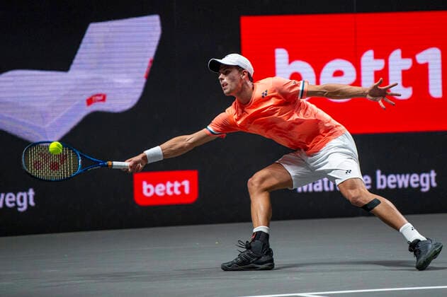 In the picture Daniel ALTMEIER GER , Egor GERASIMOV BLR vs Daniel ALTMEIER GER , TENNIS, bett1HULKS Championship, 19 10 2020,