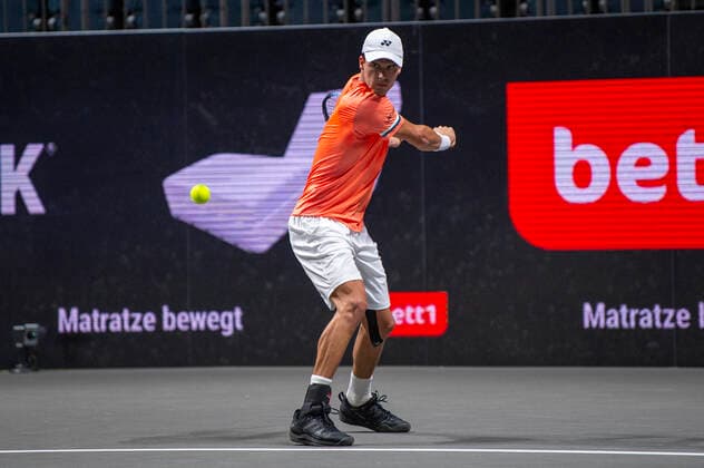 In the picture Daniel ALTMEIER GER , Egor GERASIMOV BLR vs Daniel ALTMEIER GER , TENNIS, bett1HULKS Championship, 19 10 2020,