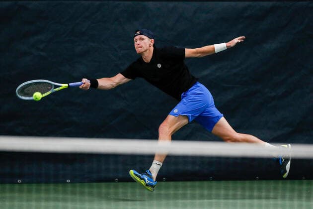 ERIKSSON, Markus SWE Ranking PRO 327 at the FUTURE NORD ITF World Tennis Tour M25 on 19 10 2020 in Hamburg Verbandshalle Hamburg , Germany