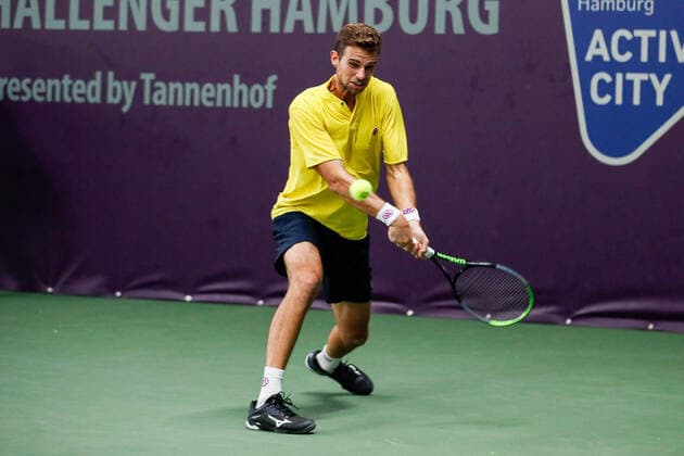 NAPOLITANO, Stefano ITA Ranking PRO 267 at the FUTURE NORD ITF World Tennis Tour M25 on 19 10 2020 in Hamburg Verbandshalle Hamburg , Germany
