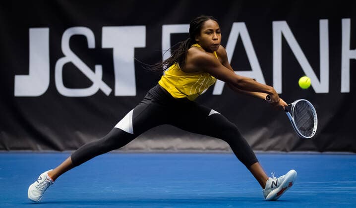 October 19, 2020, Ostrava, Czech Republic: Cori Gauff of the United States during practice at the 2020 J&T Banka Ostrava Open WTA, Tennis Damen Premier tennis tournament Ostrava Czech Republic - ZUMAa181 20201019_zaa_a181_164 Copyright: xRobxPrangex