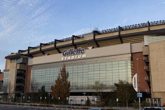 Massachusetts, USA, Oct 19th: Gillette Stadium in Foxborough, Massachusetts before game between New England Revolution and Philadelphia Union. NO COMMERCIAL USAGE. Morgan Tencza SPP New England Revolution v Philadelphia Union 