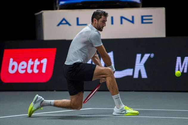 In the Marin CILIC CRO , Steve JOHNSON USA vs. Marin CILIC CRO , TENNIS, bett1HULKS Championship, 19 10 2020, GER, TENNIS, ATP TOUR, bet1HULKS Championship, Steve JOHNSON USA vs. Copyright: xEibnerxPressefotox xBenjaminxSOELZERx EP_BSO