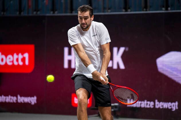 In the Marin CILIC CRO , Steve JOHNSON USA vs. Marin CILIC CRO , TENNIS, bett1HULKS Championship, 19 10 2020, GER, TENNIS, ATP TOUR, bet1HULKS Championship, Steve JOHNSON USA vs. Copyright: xEibnerxPressefotox xBenjaminxSOELZERx EP_BSO