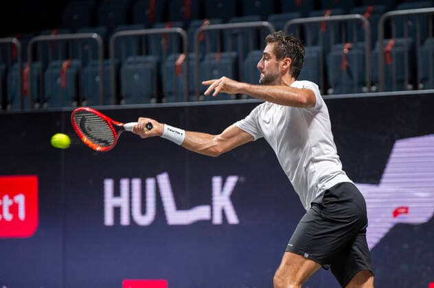 In the Marin CILIC CRO , Steve JOHNSON USA vs. Marin CILIC CRO , TENNIS, bett1HULKS Championship, 19 10 2020, GER, TENNIS, ATP TOUR, bet1HULKS Championship, Steve JOHNSON USA vs. Copyright: xEibnerxPressefotox xBenjaminxSOELZERx EP_BSO