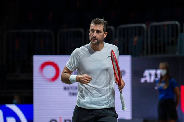 In the Marin CILIC CRO , Steve JOHNSON USA vs. Marin CILIC CRO , TENNIS, bett1HULKS Championship, 19 10 2020, GER, TENNIS, ATP TOUR, bet1HULKS Championship, Steve JOHNSON USA vs. Copyright: xEibnerxPressefotox xBenjaminxSOELZERx EP_BSO