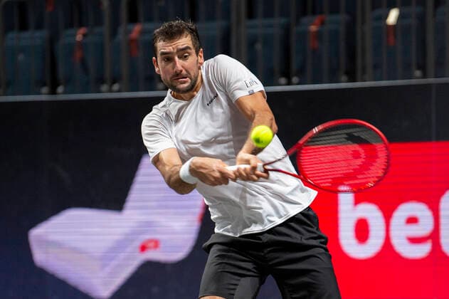 In the Marin CILIC CRO , Steve JOHNSON USA vs. Marin CILIC CRO , TENNIS, bett1HULKS Championship, 19 10 2020, GER, TENNIS, ATP TOUR, bet1HULKS Championship, Steve JOHNSON USA vs. Copyright: xEibnerxPressefotox xBenjaminxSOELZERx EP_BSO
