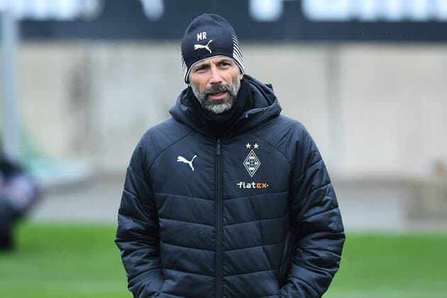 Sport Bilder des Tages Fußball Champions League Abschlusstraining Borussia Mönchengladbach am 20.10.2020 im Borussia-Park in Mönchengladbach Marco Rose ( Trainer Cheftrainer Mönchengladbach ) *** Football Champions League final training Borussia Mönchengladbach on 20 10 2020 at Borussia Park in Mönchengladbach Marco Rose Coach Head Coach Mönchengladbach xRx