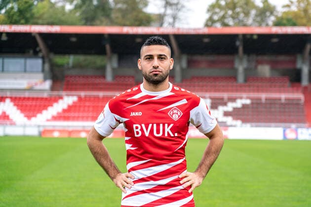 Chris David, FC Würzburger Kickers, 2 Bundesliga, portrait date 2020 2021, Copyright: FWK HMBxMedia xHeikoxBecker