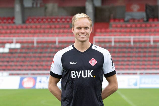 Hendrik Bonmann, FC Würzburger Kickers, 2 Bundesliga, portrait date 2020 2021, Copyright: FWK HMBxMedia xHeikoxBecker