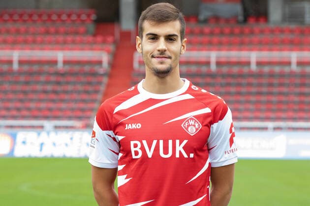 Vladimir Nikolov, FC Würzburger Kickers, 2 Bundesliga, portrait date 2020 2021, Copyright: FWK HMBxMedia xHeikoxBecker