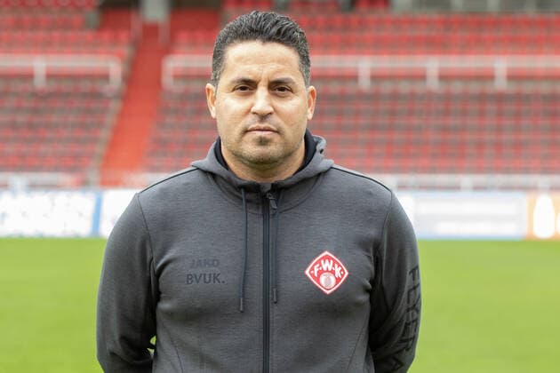 Co-Coach Kurtulus Öztürk, FC Würzburger Kickers, 2 Bundesliga, portrait date 2020 2021, Copyright: FWK HMBxMedia xHeikoxBecker