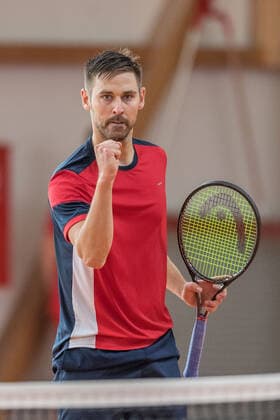 Tennis, Wolffkran Open 2020 In the picture Julian LENZ GER balls Faust Ismaning TC Ismaning Bavaria Germany Copyright: Passion2Press MarkusxFischerx