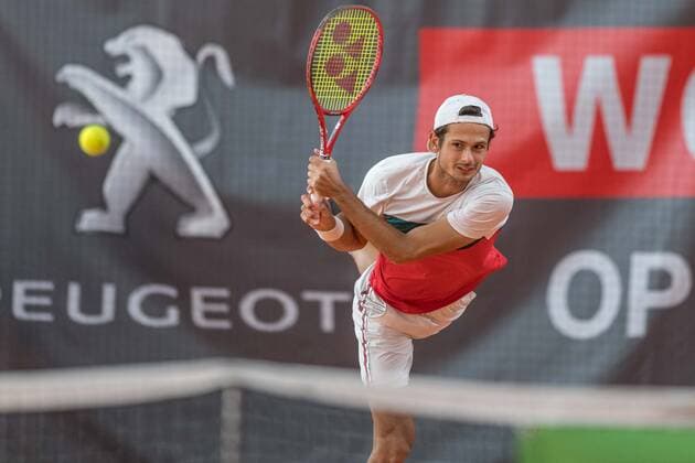 Tennis, Wolffkran Open 2020 In picture Juan Pablo FICOVICH ARG Ismaning TC Ismaning Bavaria Germany Copyright: Passion2Press MarkusxFischerx