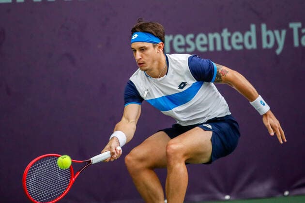 UGO CARABELLI, Camilo ARG Ranking PRO 382 at the FUTURE NORD ITF World Tennis Tour M25 on 20 10 2020 in Hamburg Verbandshalle Hamburg , Germany