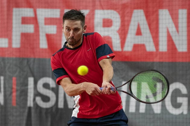 Julian Lenz GER Tennis Wolffkran Open ATP Challenger TC Ismaning Ismaning Bavaria Germany 20 October 2020 Â Copyright: xJuergenxHasenkopfx