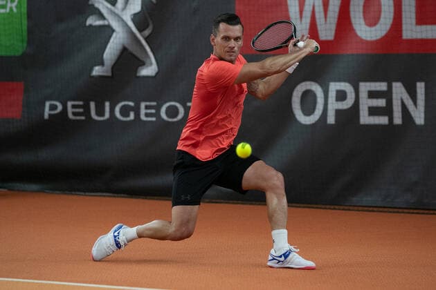 Tobias Kamke GER Tennis Wolffkran Open ATP Challenger TC Ismaning Ismaning Bavaria Germany 20 October 2020 Â Copyright: xJuergenxHasenkopfx