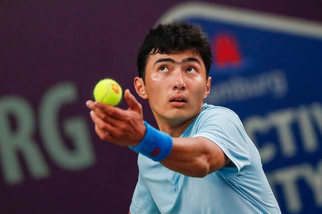 SULTANOV, Khumoyun UZB Ranking PRO 321 at the FUTURE NORD ITF World Tennis Tour M25 on 20 10 2020 in Hamburg Verbandshalle Hamburg , Germany