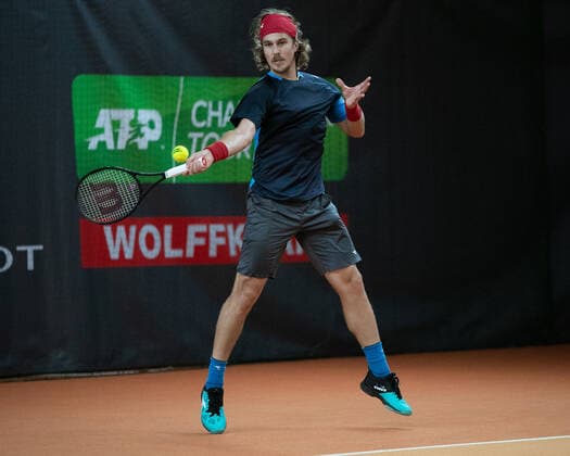 Lukas Lacko Tennis Wolffkran Open ATP Challenger TC Ismaning Ismaning Bavaria Germany 20 October 2020 Â Copyright: xJuergenxHasenkopfx