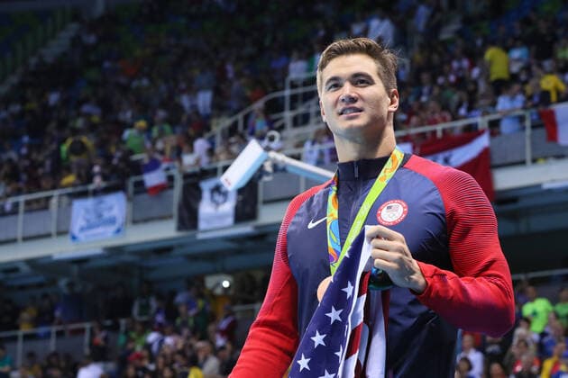 Nathan Adrian (USA), AUGUST 12, 2016 - Swimming : Men s 50m Freestyle Medal Ceremony at Olympic Aquatics Stadium during the Rio 2016 Olympic Games, Olympische Spiele, Olympia, OS in Rio de Janeiro, Brazil. Noxthirdxpartyxsales  (125722401)
