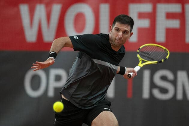Federico Delbonis ARG Tennis Wolffkran Open ATP Challenger TC Ismaning Ismaning Bavaria Germany 21 October 2020 Â Copyright: xJuergenxHasenkopfx