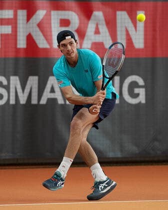 Marc Andrea Huesler SUI Tennis Wolffkran Open ATP Challenger TC Ismaning Ismaning Bavaria Germany 21 October 2020 Â Copyright: xJuergenxHasenkopfx