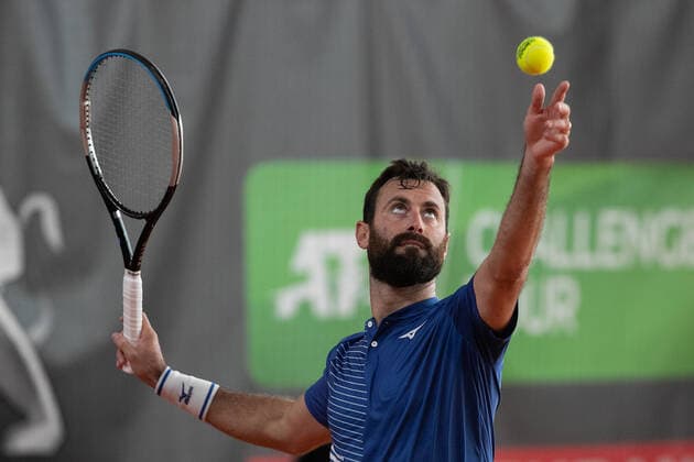 Matteo Viola ITA Tennis Wolffkran Open ATP Challenger TC Ismaning Ismaning Bavaria Germany 21 October 2020 Â Copyright: xJuergenxHasenkopfx