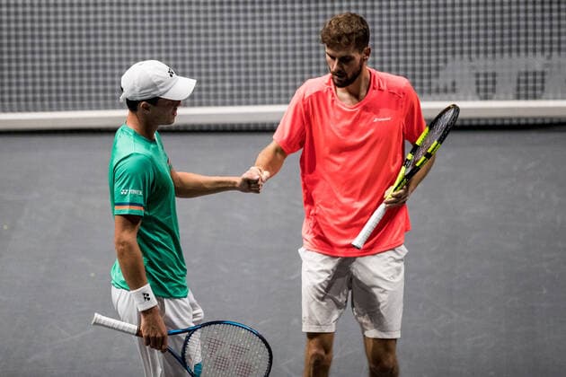 bett1HULKS Championship ATP 250 Cologne, 21 10 2020 Daniel ALTMAIER GER in doubles with Oscar OTTE GER bett1HULKS Championship ATP 250 on 21 10 2020 in Cologne LANXESSarena , Germany Copyright: xBEAUTIFULxSPORTS Wunderlx