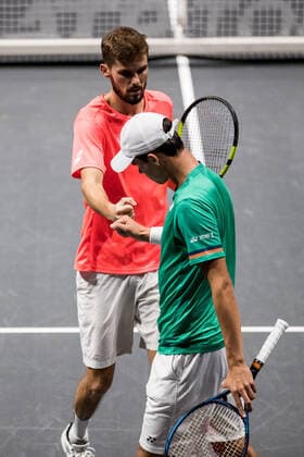 bett1HULKS Championship ATP 250 Cologne, 21 10 2020 Oscar OTTE GER in doubles with Daniel ALTMAIER GER bett1HULKS Championship ATP 250 on 21 10 2020 in Cologne LANXESSarena , Germany Copyright: xBEAUTIFULxSPORTS Wunderlx