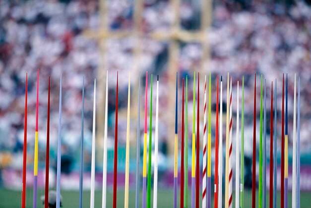 General view during the Atlanta 1996 Olympic Games, Olympische Spiele, Olympia, OS Athletics Javelin Throw at Olympic Stadium in Atlanta, Georgia, United States.  (126637082)