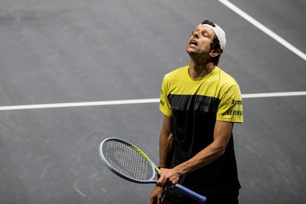 bett1HULKS Championship ATP 250 Cologne, 22 10 2020 Marcelo MELO BRA in doubles with Lukasz KUBOT POL bett1HULKS Championship ATP 250 on 22 10 2020 in Cologne LANXESSarena , Germany Copyright: xBEAUTIFULxSPORTS Wunderlx