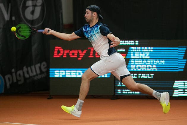 Julian Lenz GER Tennis Wolffkran Open ATP Challenger TC Ismaning Ismaning Bavaria Germany 22 October 2020 Â Copyright: xJuergenxHasenkopfx