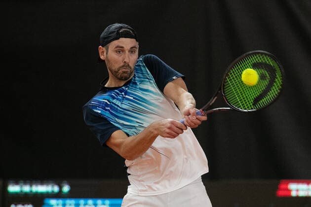 Julian Lenz GER Tennis Wolffkran Open ATP Challenger TC Ismaning Ismaning Bavaria Germany 22 October 2020 Â Copyright: xJuergenxHasenkopfx