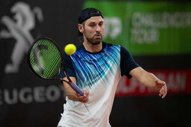 Julian Lenz GER Tennis Wolffkran Open ATP Challenger TC Ismaning Ismaning Bavaria Germany 22 October 2020 Â Copyright: xJuergenxHasenkopfx