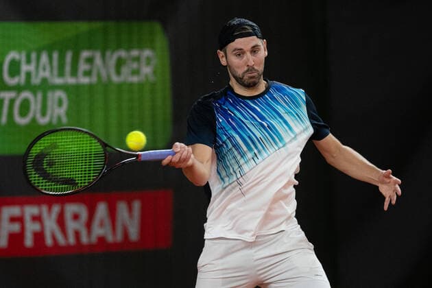 Julian Lenz GER Tennis Wolffkran Open ATP Challenger TC Ismaning Ismaning Bavaria Germany 22 October 2020 Â Copyright: xJuergenxHasenkopfx