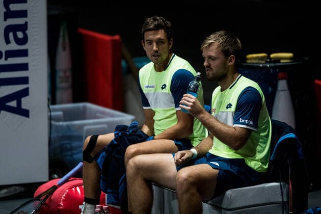 bett1HULKS Championship ATP 250 Cologne, 22 10 2020 Andreas MIES GER in doubles with Kevin KRAWIETZ GER bett1HULKS Championship ATP 250 on 22 10 2020 in Cologne LANXESSarena , Germany Copyright: xBEAUTIFULxSPORTS Wunderlx