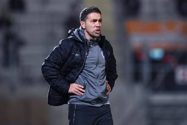 Football Regional League Relay West 10 Matchday Red White Oberhausen Sportfreunde Lotte on 21 10 2020 at the Niederrhein Stadium in Oberhausen Mike Terranova Interim Coach Oberhausen xRx