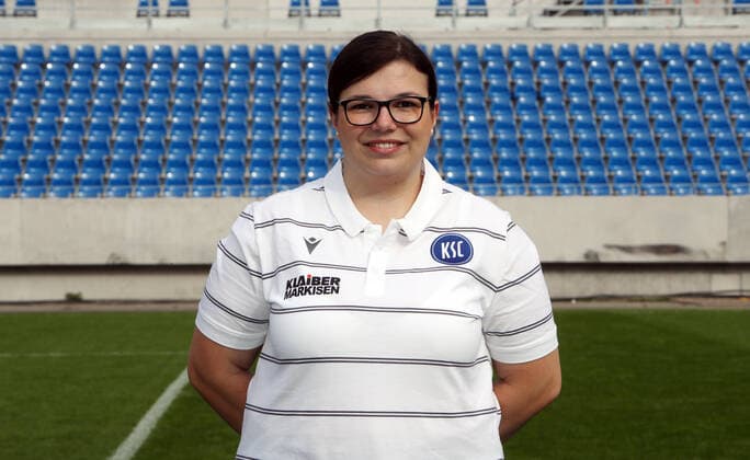 Karlsruher SC portrait appointment season 2020 2021 Julia Bohn Physiotherapist, Karlsruher SC, 2 Bundesliga, portrait appointment 2020 2021