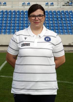 Karlsruher SC portrait appointment season 2020 2021 Julia Bohn Physiotherapist, Karlsruher SC, 2 Bundesliga, portrait appointment 2020 2021
